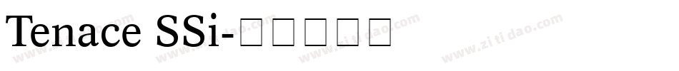 Tenace SSi字体转换